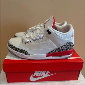 Jordan Sneakers White and Red